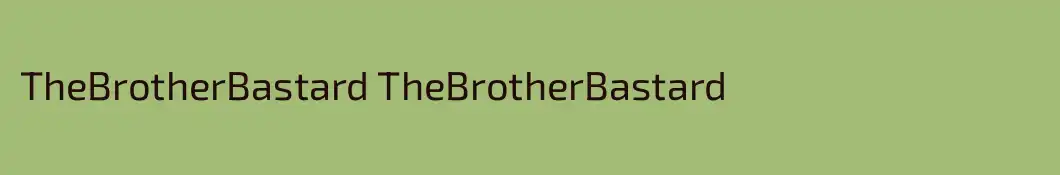 TheBrotherBastard TheBrotherBastard